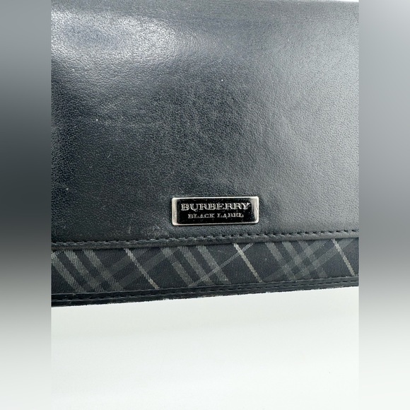 Burberry Black Label Long Wallet with Silver Hardware - Picture 7 of 14